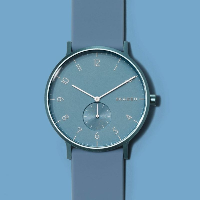 Skagen Watch for man Color Cyan