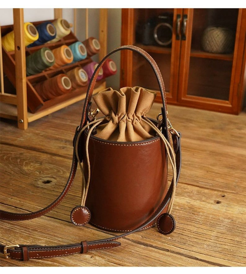 Leather Bucket Bag DIY KIT