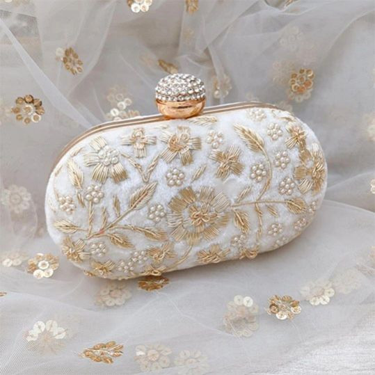 Sparkle Framed Women's Clutch