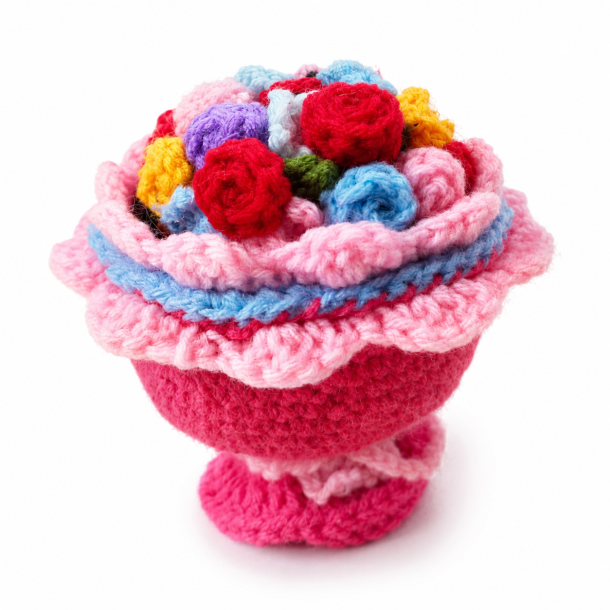 EverBloom Handmade Crochet Flower Bouquet